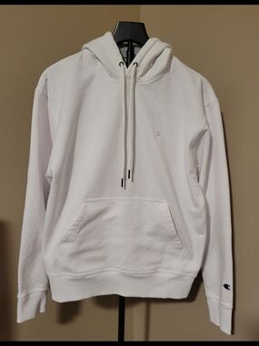Champion White Pullover Hoodie